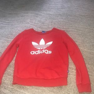 Red Adidas Sweatshirt